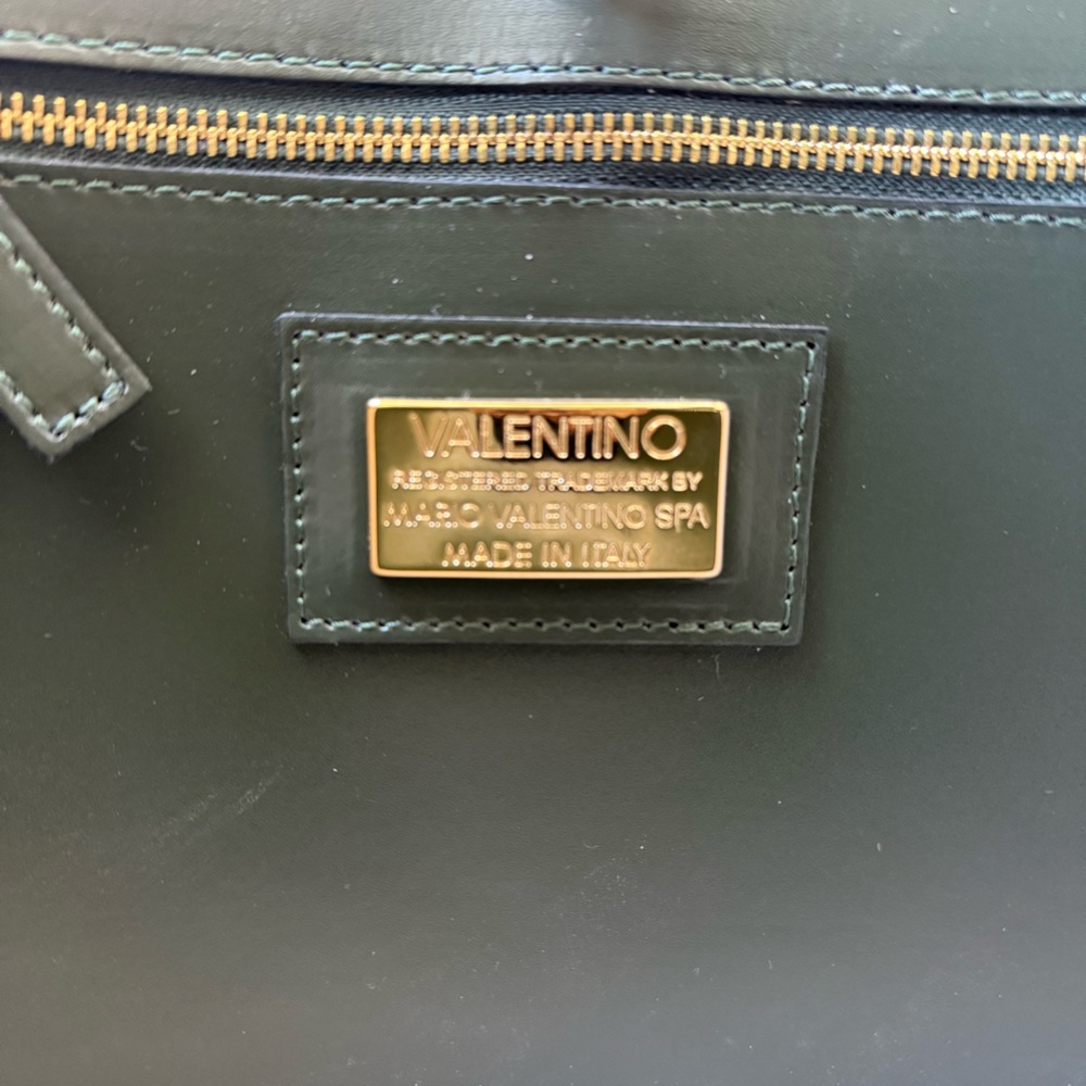 Valentino By Mario Valentino Green and Gold Tote - Picture 3 of 6
